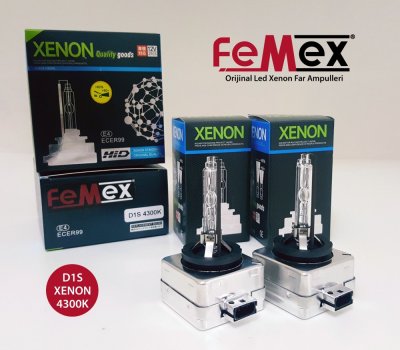 Femex Xenstart Hıd D1S Xenon 4300K 2 Adet 4400 Lümen