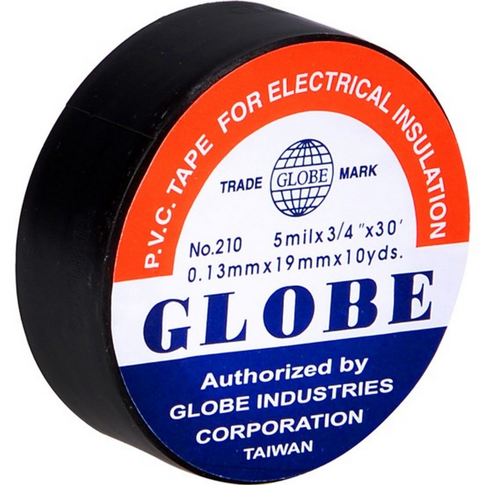 Globe Plastik İzole Elektrik Bandı Siyah
