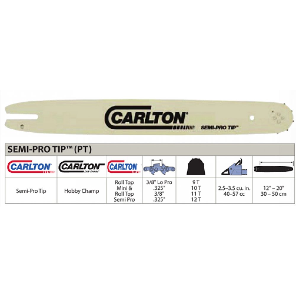 Carlton 3/25-36 Diş Semi Pro Motor Kılavuzu Echo 510/4510