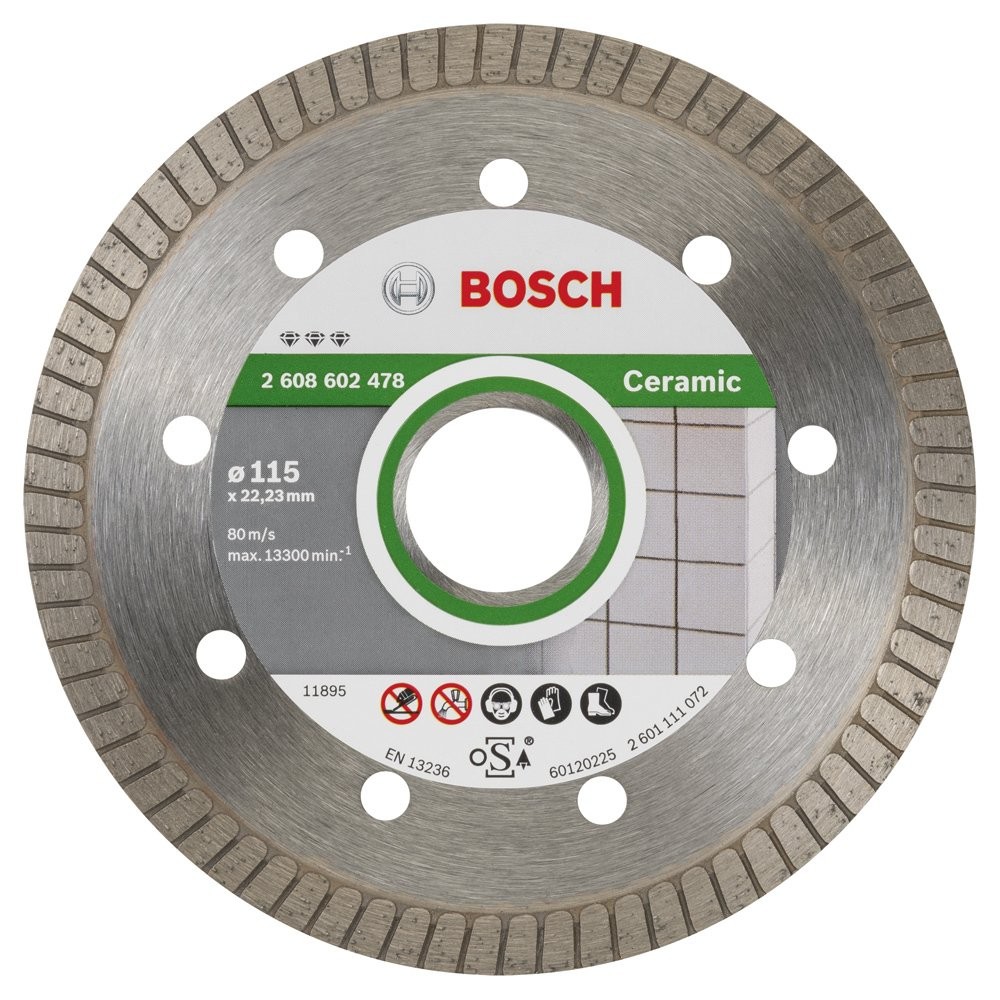 Bosch 2608602478 Best for Ceramic Extraclean Turbo 115 Mm