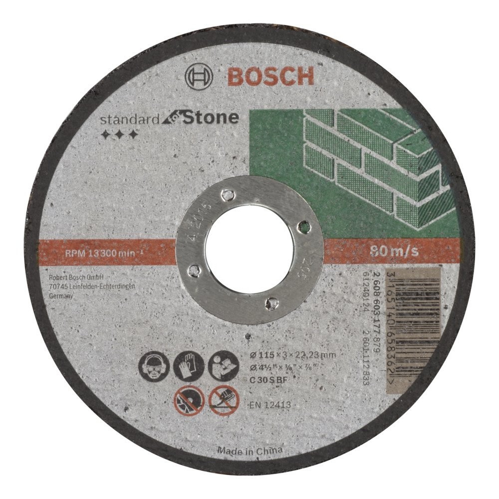 Bosch 2608603177 115x3,0 mm Standard for Stone Düz