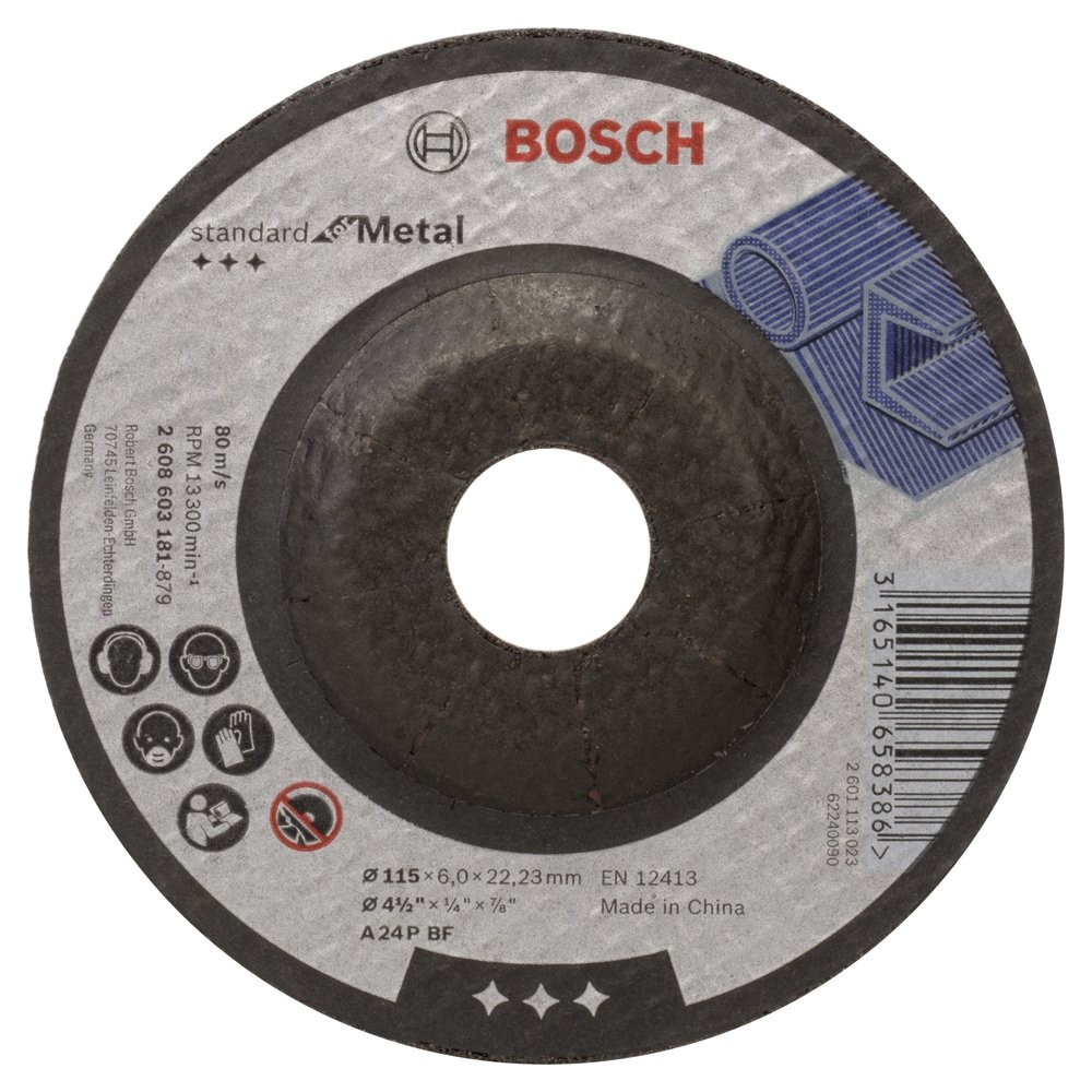 Bosch 2608603181 115x6,0 Mm Standard For Metal