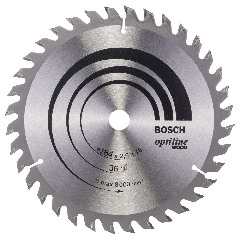 Bosch 2608640818 Optiline Wood 184x16 mm 36 Diş