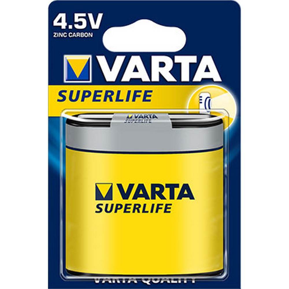 Varta 2012-1 SUPERLIFE 1 X 45V Yassı Pil Çinko Karbon