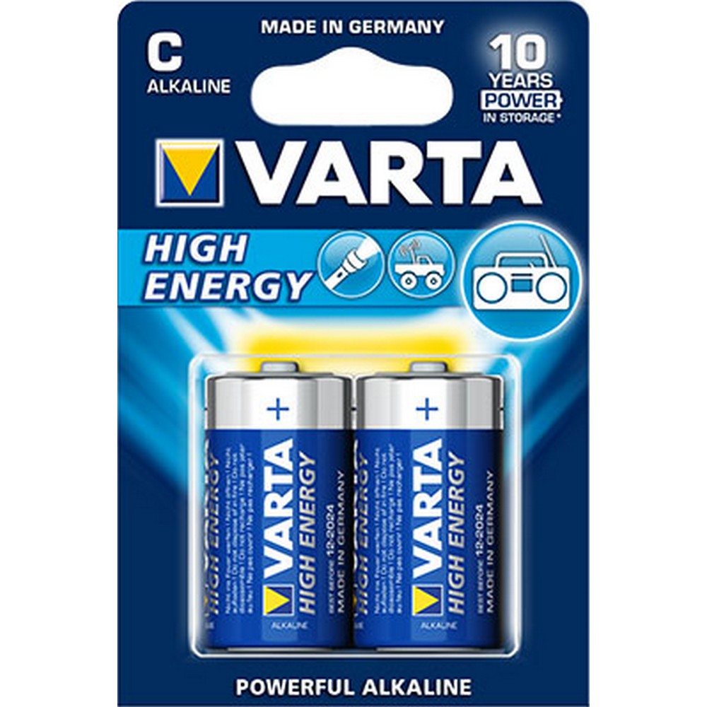 Varta 4914-2 HIGH ENERGY C X 2 Alkalin
